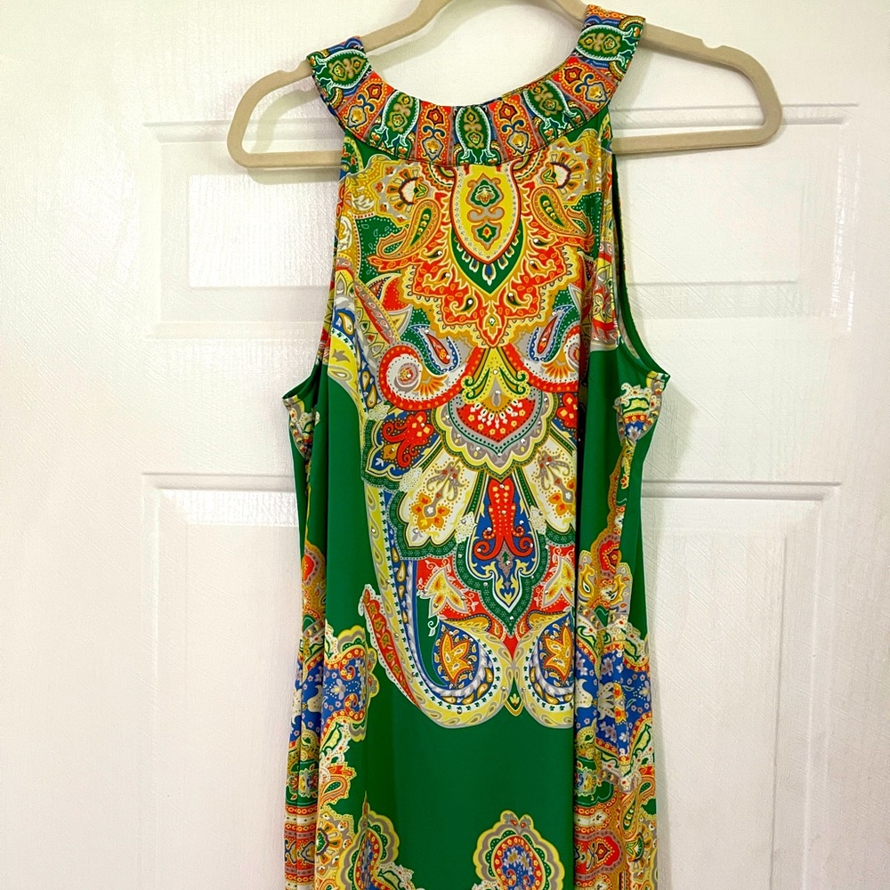 Women’s light summer dress by INC bright print!